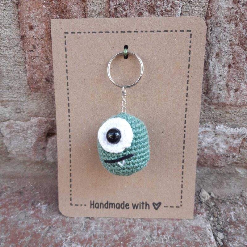 Sleutelhanger monster groen