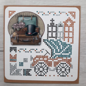 3d kaart vintage