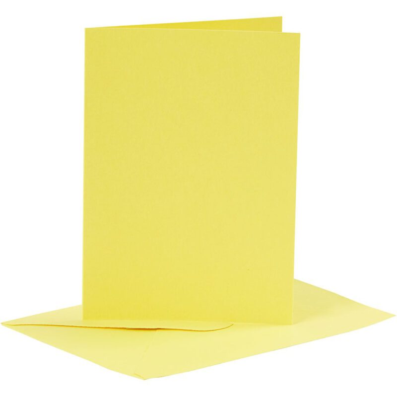 Vierkante kaart - geel