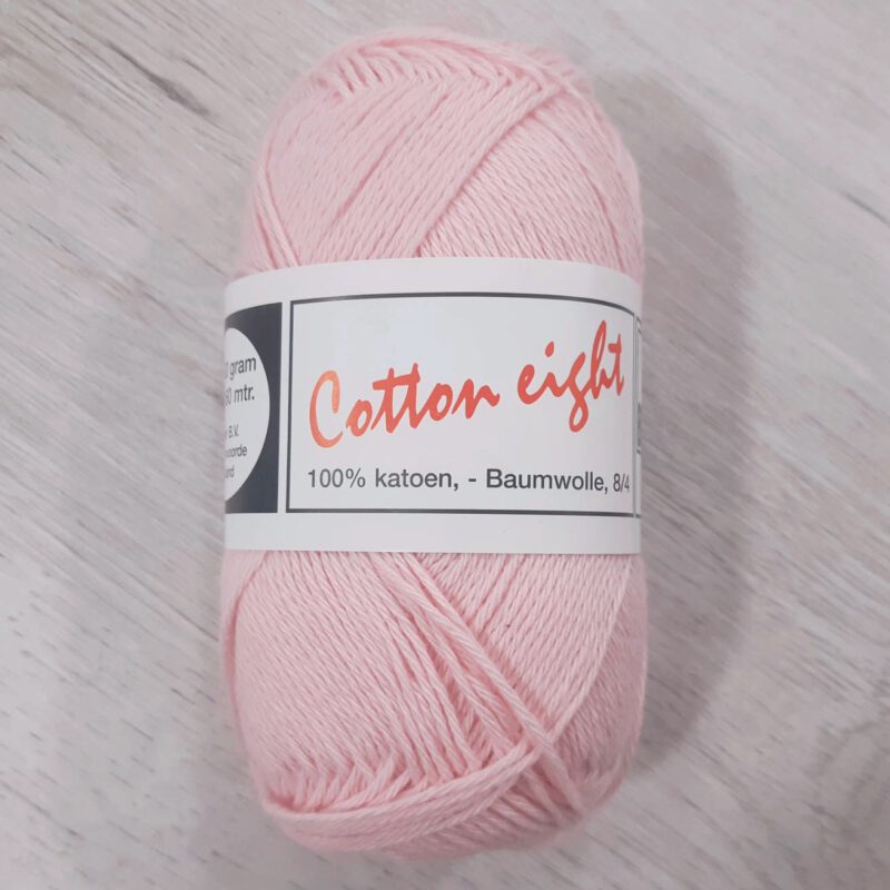 Beijer Cotton Eight Licht roze