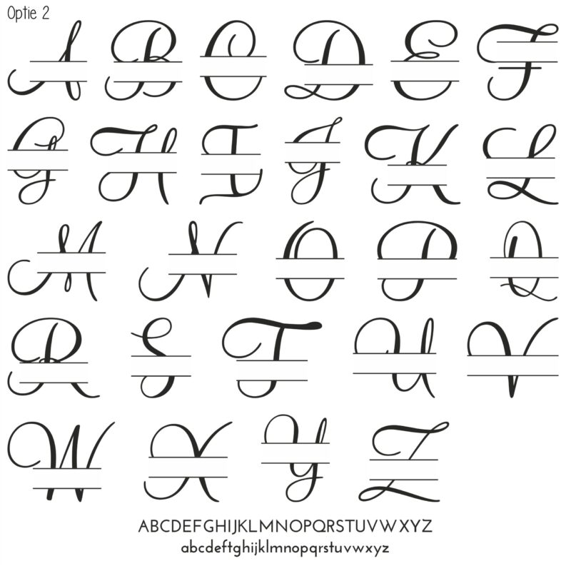 Geëtst glas naam - Afbeelding 3