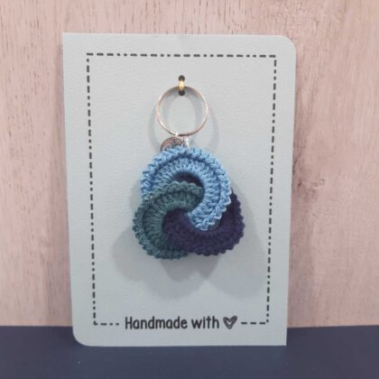 Sleutelhanger infinity blauw