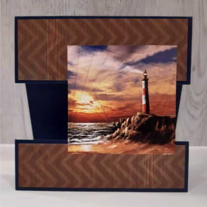 3D Kaart met vuurtoren