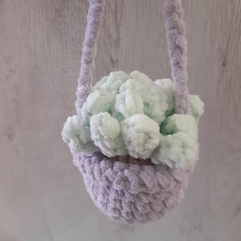 Gehaakt hangplantje met potje