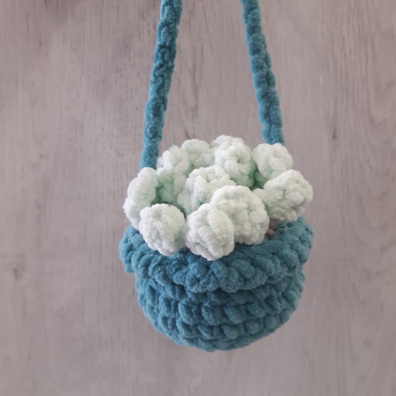 Gehaakt hangplantje met potje