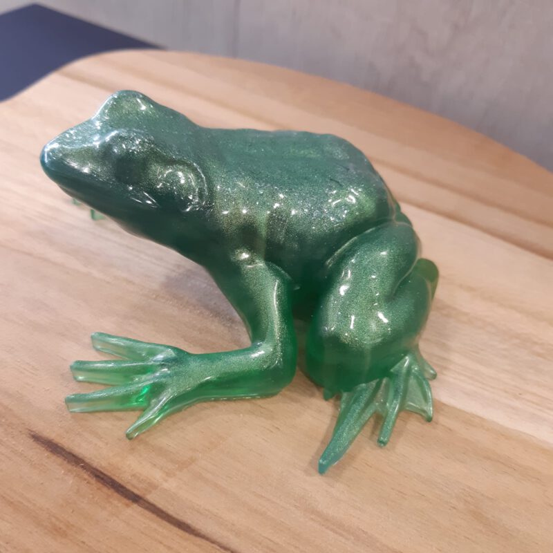 Groene epoxy kikker