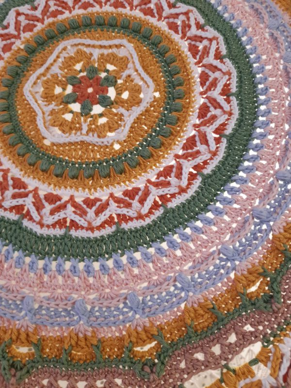 Mandala Gehaakte mandala – Unicorn (80 cm)