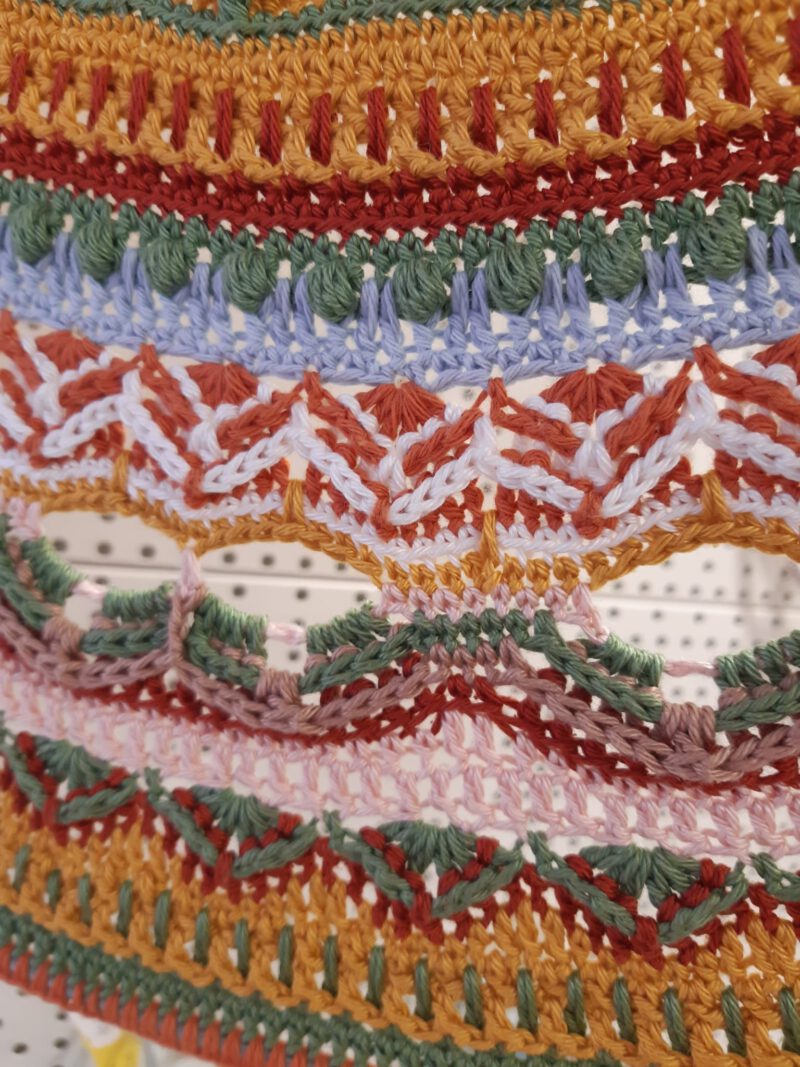Gehaakte mandala – Unicorn (80 cm) - Afbeelding 4