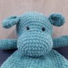 gehaakt snuggle nijlpaard chenille knuffel baby gehaakt snuggle nijlpaard chenille knuffel baby