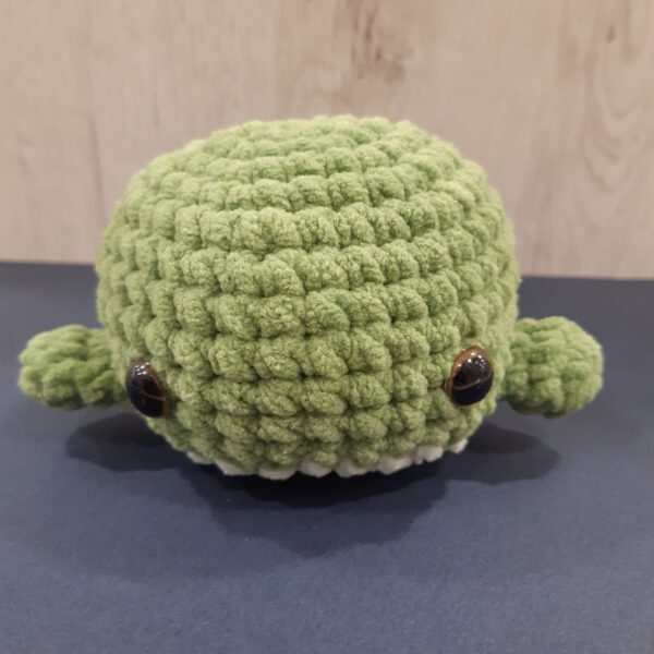 gehaakte walvis groen chenille knuffel 10 cm gehaakte walvis groen chenille knuffel 10 cm