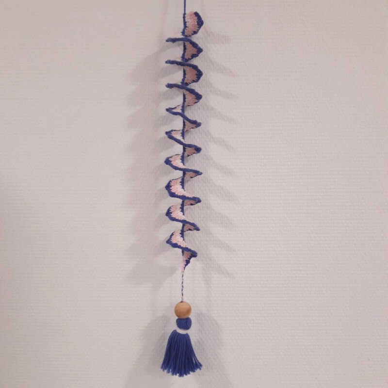 Windspinner - blauw/roze/wit