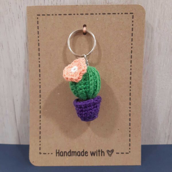 sleutelhanger cactus handgemaakt accessoire sleutelhanger cactus handgemaakt accessoire