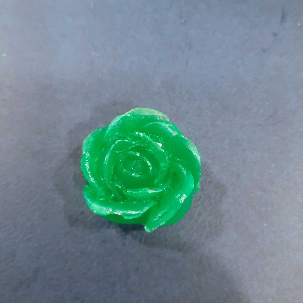 Zeep bloem groen