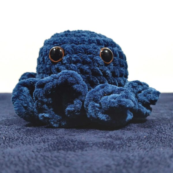 Gehaakte octopus - donkerblauw