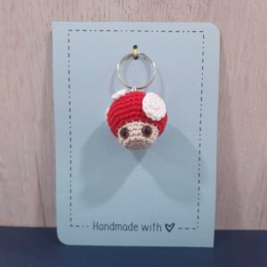 sleutelhanger paddenstoel