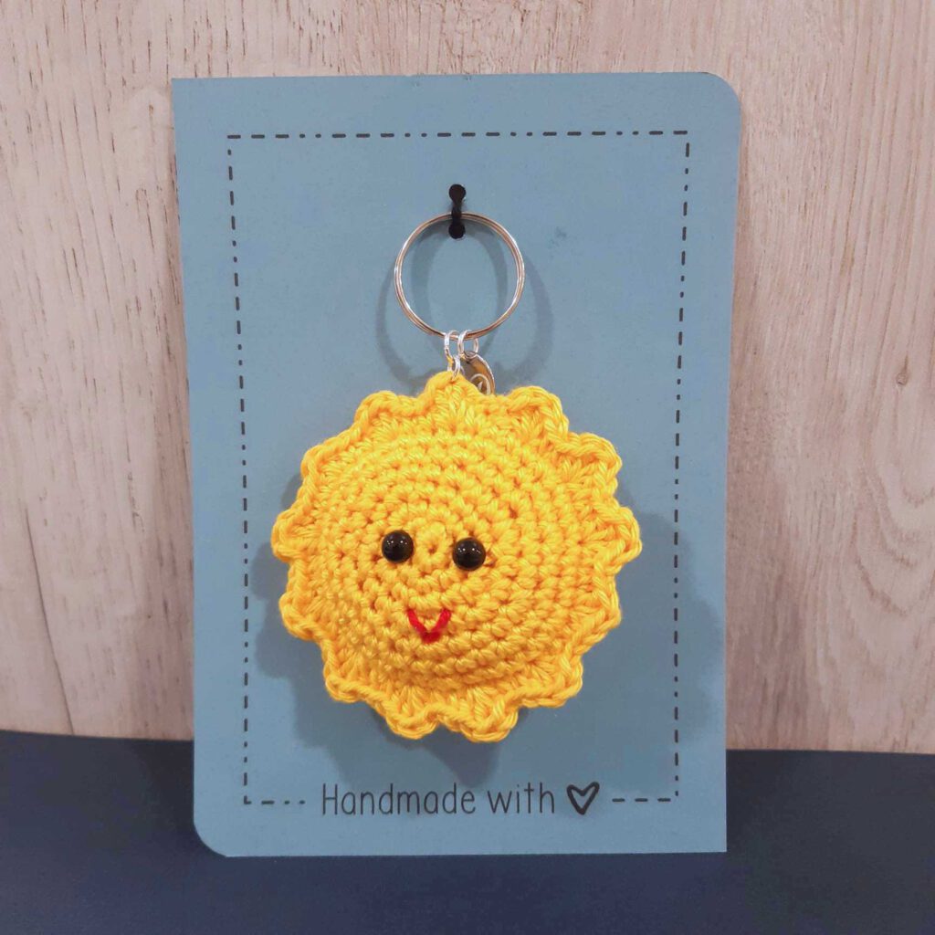Sleutelhanger zon