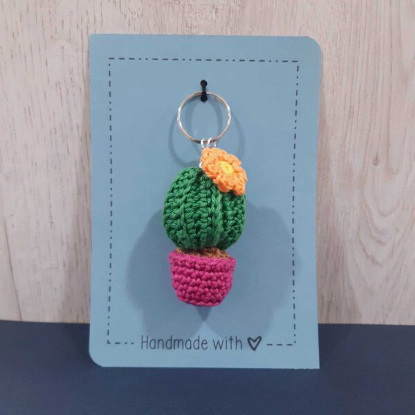 sleutelhanger cactus handgemaakt accessoire sleutelhanger cactus handgemaakt accessoire