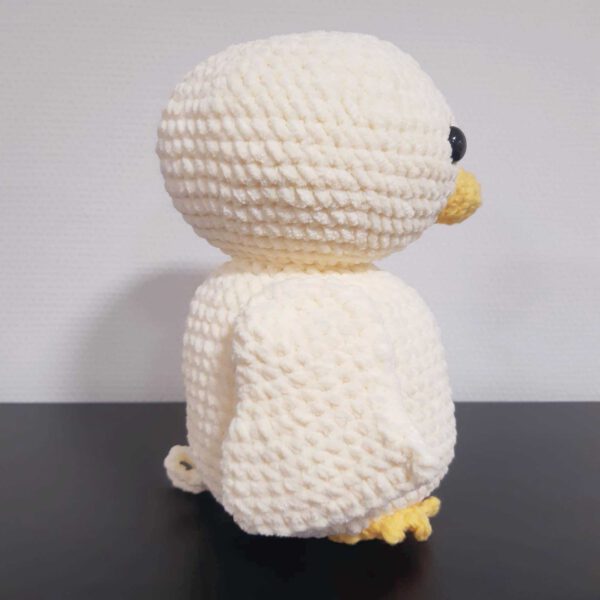 gehaakt kuiken knuffel chenille garen
