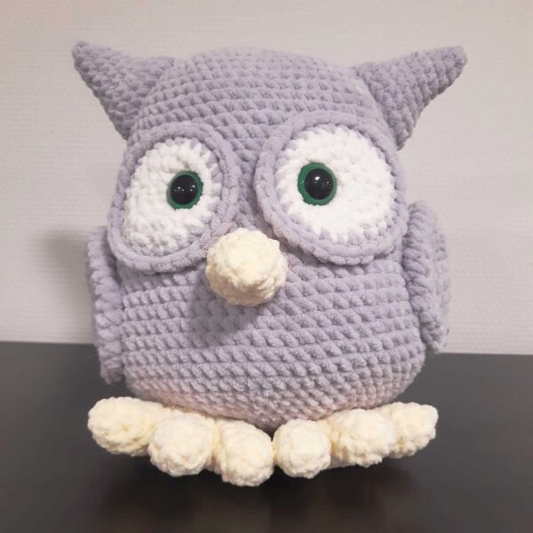 gehaakte uil knuffel 23 cm handgemaakt gehaakte uil knuffel 23 cm handgemaakt