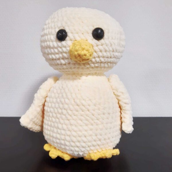 gehaakt kuiken knuffel chenille garen
