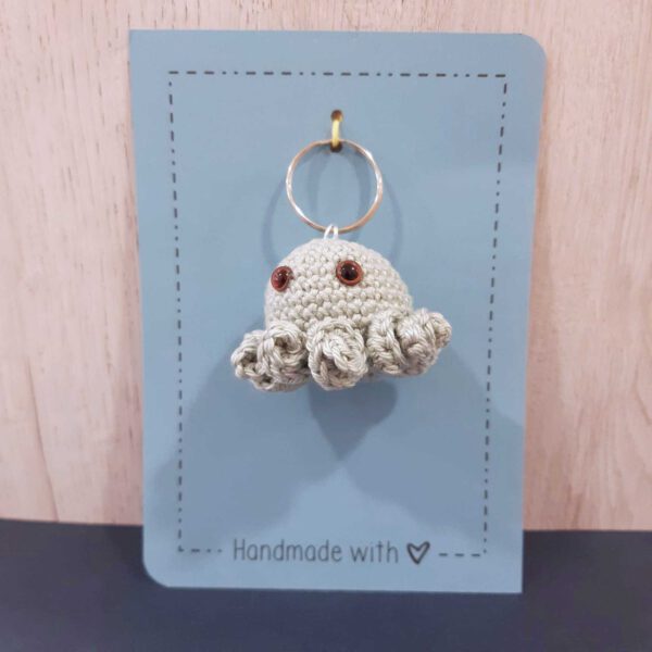 gehaakte octopus sleutelhanger handgemaakt gehaakte octopus sleutelhanger handgemaakt