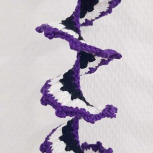 Windspinner - zwart/wit/paars