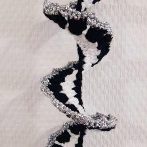 Windspinner - zwart/wit/zilver