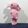 Gehaakte axolotl - verschillende kleuren - geborduurde ogen
