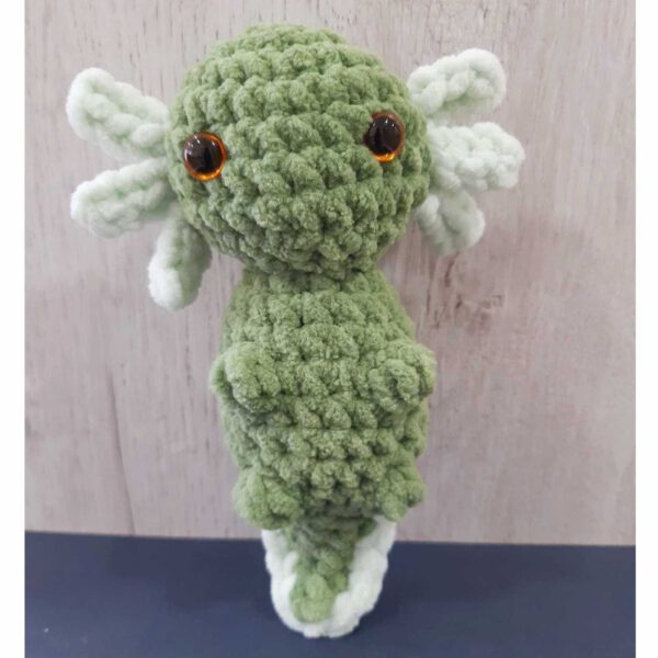 schattige gehaakte axolotl
