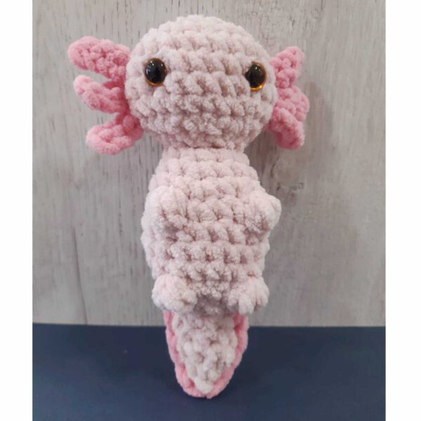 schattige gehaakte axolotl