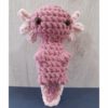 schattige gehaakte axolotl