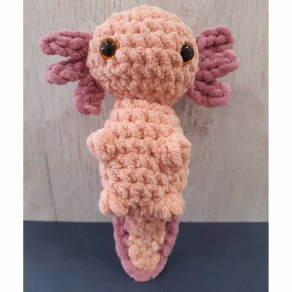 schattige gehaakte axolotl