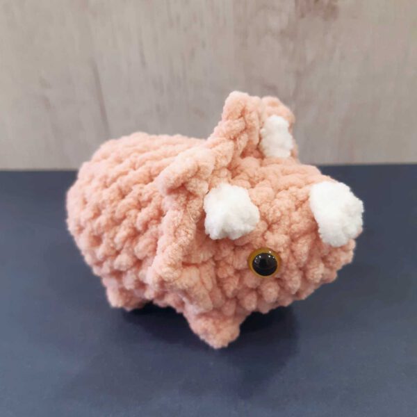 Triceratops zalm gehaakte triceratops