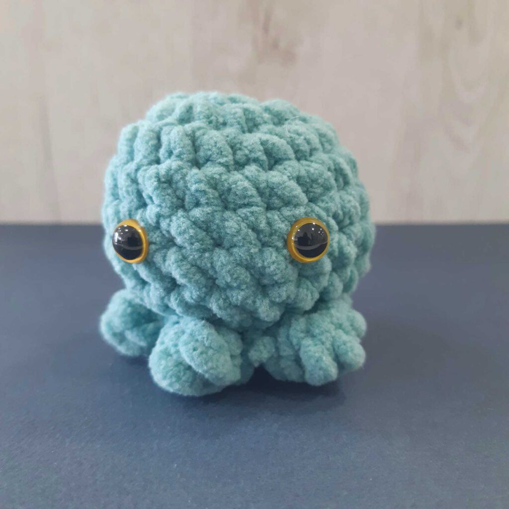 gehaakte mini octopus