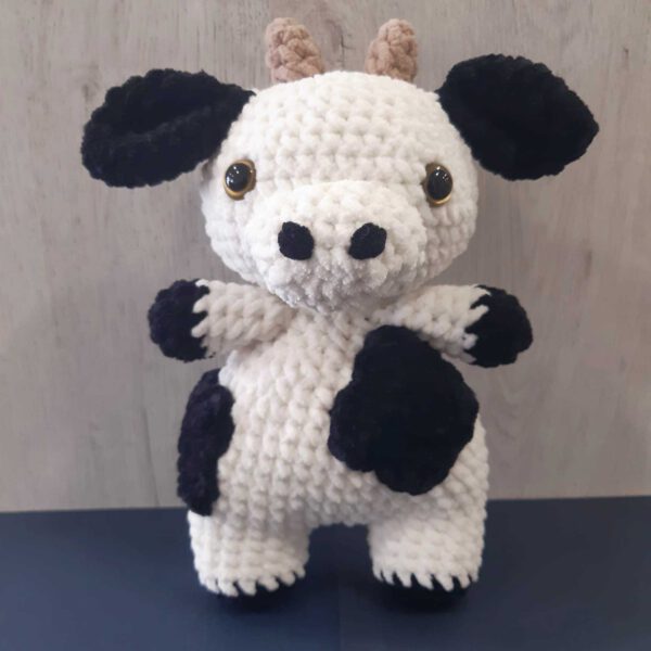 gehaakte koe knuffel