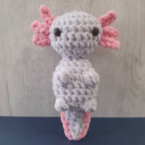 schattige gehaakte axolotl