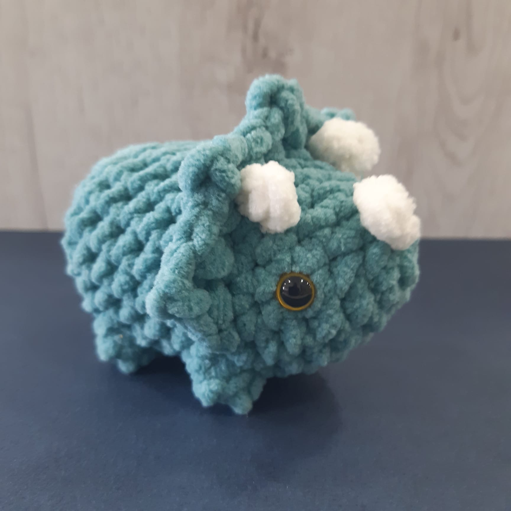 gehaakte triceratops