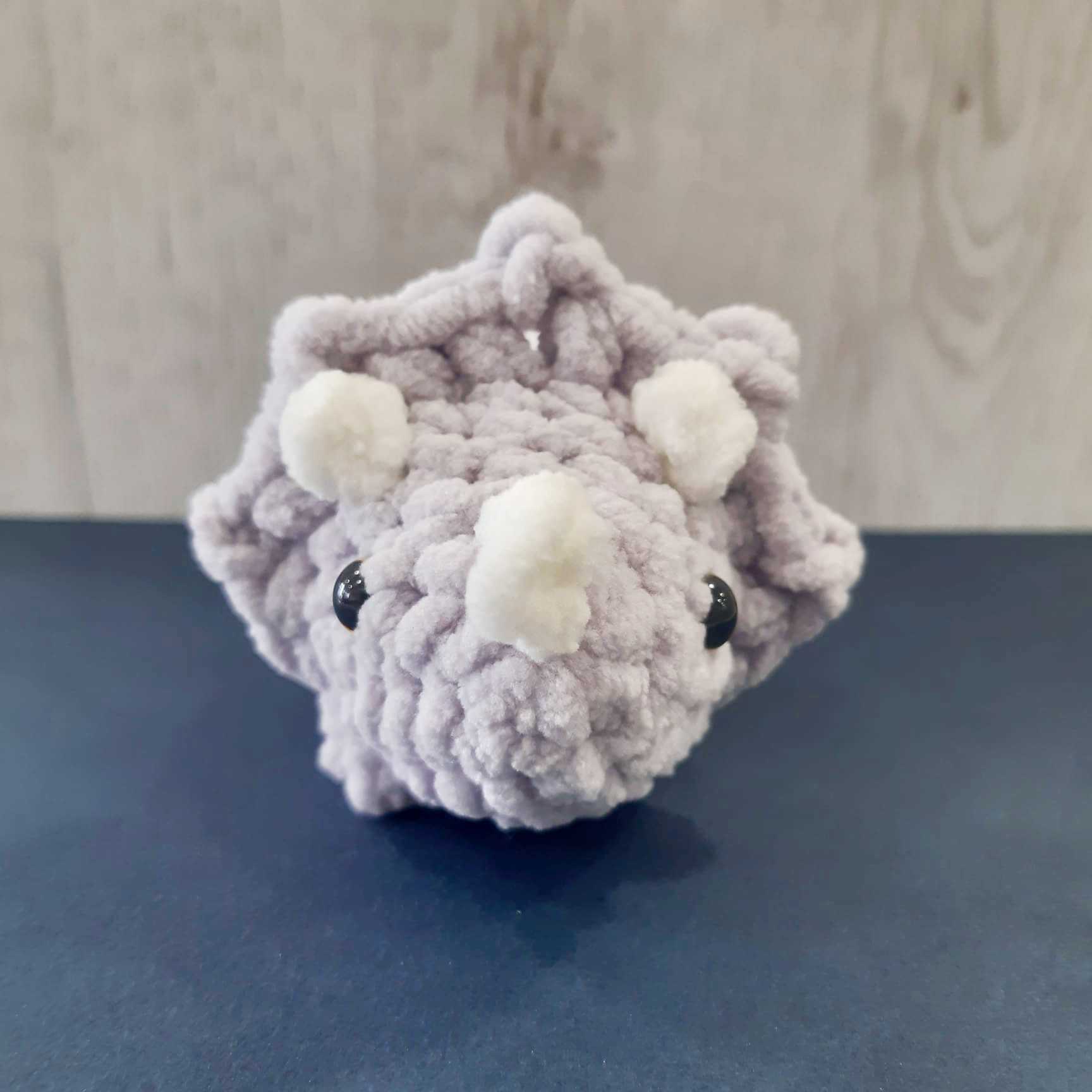 gehaakte triceratops